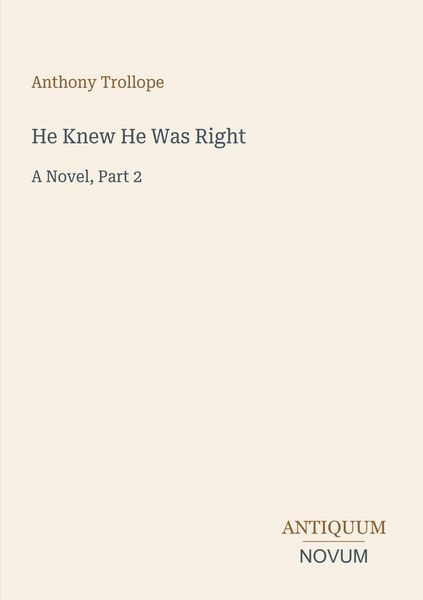 Produktbild: He Knew He Was Right