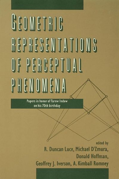 Produktbild: Geometric Representations of Perceptual Phenomena