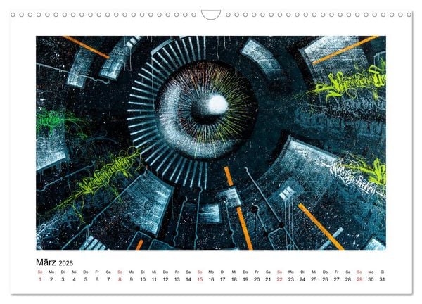 Produktbild: Streetart for home Michael Jaster (Wandkalender 2026 DIN A3 quer), CALVENDO Monatskalender