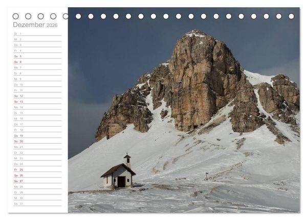 Produktbild: Wundervolle Pl&auml;tze in S&uuml;dtirol (Tischkalender 2026 DIN A5 quer), CALVENDO Monatskalender