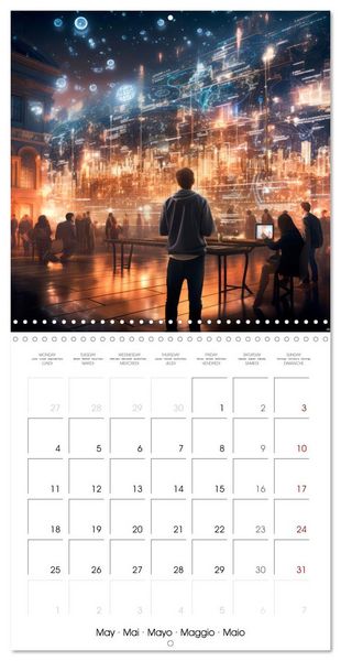 Produktbild: METAVERSE Real thrill (Wall Calendar 2026 12 &times; 12 Inch) CALVENDO 12 Month Wall Calendar