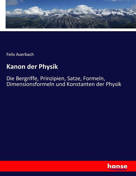 Produktbild: Kanon der Physik