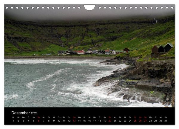 Produktbild: Wunderbare F&auml;r&ouml;er Inseln (Wandkalender 2026 DIN A4 quer), CALVENDO Monatskalender