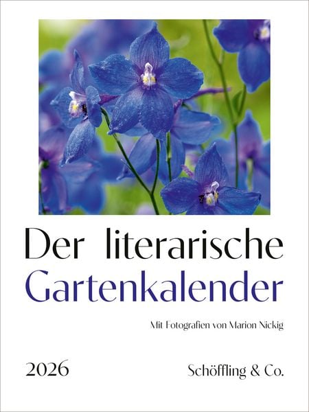 Produktbild: Der literarische Gartenkalender 2026