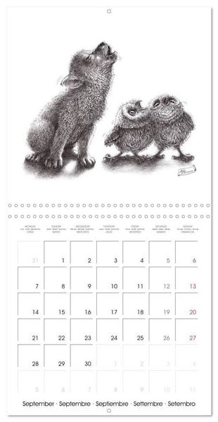 Produktbild: owls and mates 2026 (Wall Calendar 2026 12 &times; 12 Inch) CALVENDO 12 Month Wall Calendar