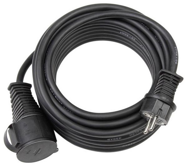 Produktbild: Brennenstuhl 1167810 Strom Verl&auml;ngerungskabel Schwarz 10.00m H07RN-F 3G 1,5mm&sup2;