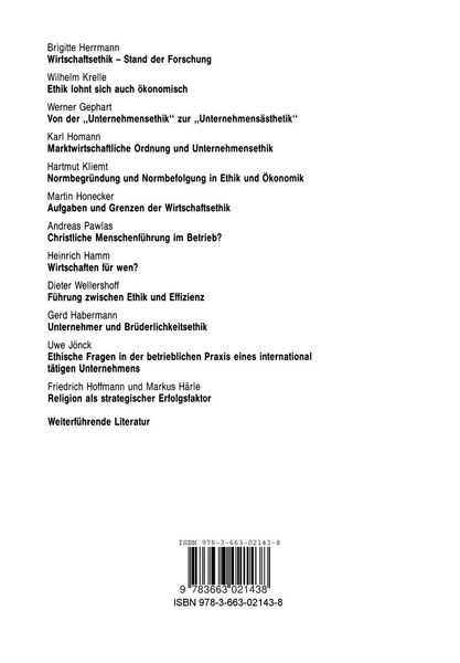Produktbild: Unternehmensethik