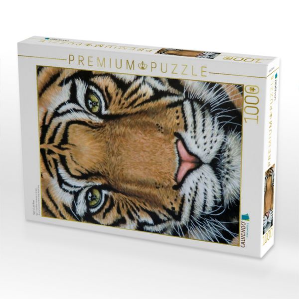 Produktbild: CALVENDO Puzzle Tiger's Last Roar | 1000 Teile Lege-Gr&ouml;&szlig;e 64x48cm Foto-Puzzle f&uuml;r gl&uuml;ckliche Stunden