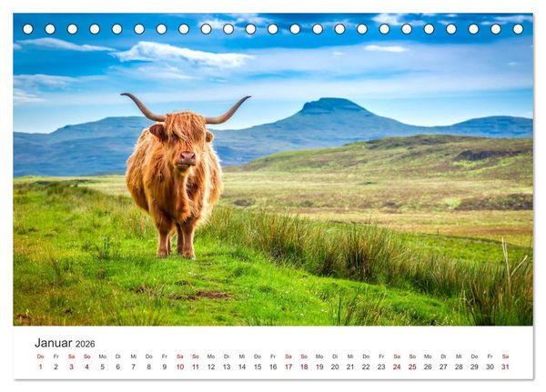 Produktbild: Insel Skye - Atemberaubende Naturkulisse (Tischkalender 2026 DIN A5 quer), CALVENDO Monatskalender