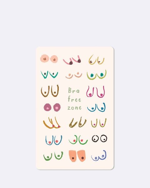 Produktbild: Lunacard Postkarte *brafree zone