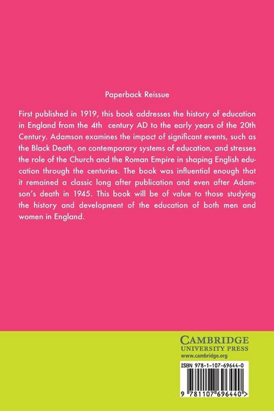 Produktbild: A Short History of Education