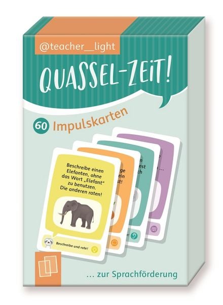 Produktbild: Quassel-Zeit! 60 Impulskarten zur Sprachf&ouml;rderung