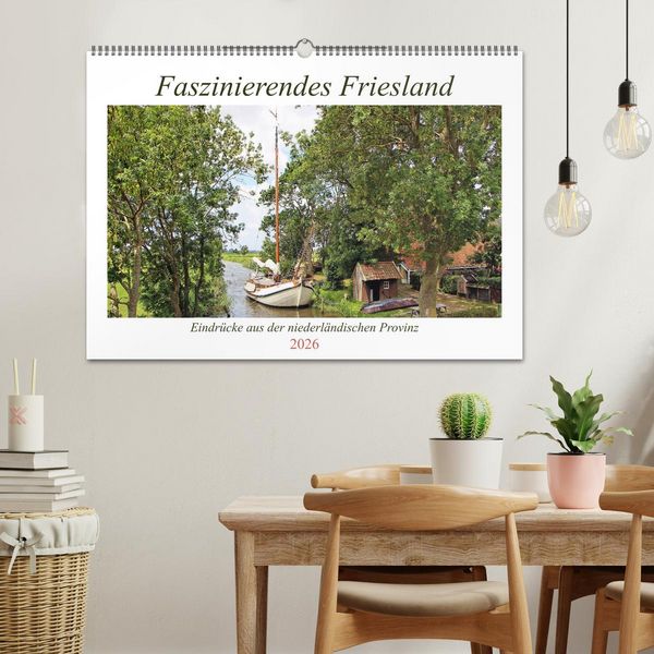Produktbild: Faszinierendes Friesland (Wandkalender 2026 DIN A2 quer), CALVENDO Monatskalender