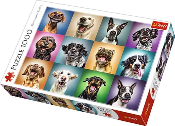 Trefl - Puzzle - Lustige Hunde Porträts, 1000 Teile