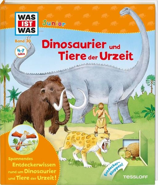 Produktbild: Dinosaurier und Tiere der Urzeit / Was ist was junior Band 30