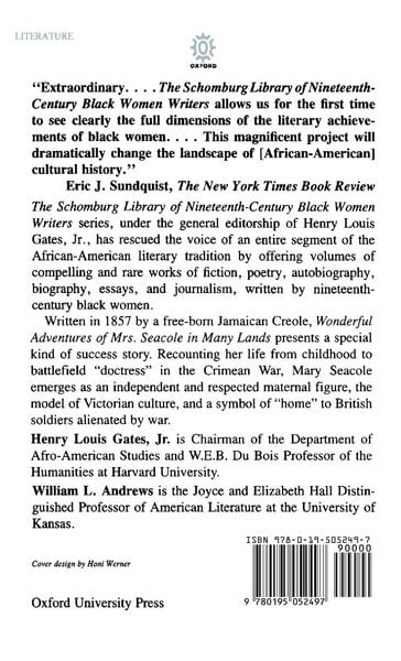 Produktbild: Wonderful Adventures of Mrs. Seacole in Many Lands