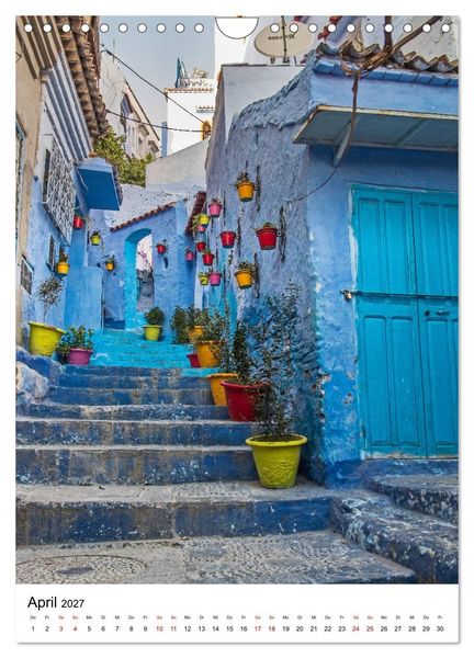 Produktbild: Marokko - Chefchaouen (Wandkalender 2027 DIN A4 hoch), CALVENDO Monatskalender