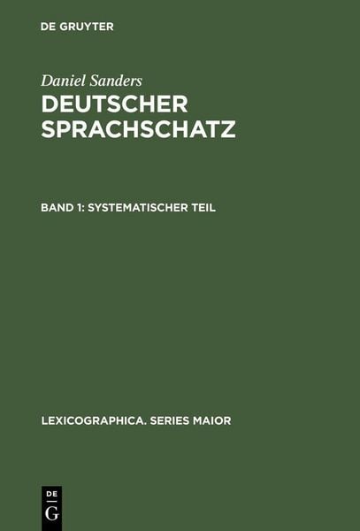 Produktbild: Systematischer Teil