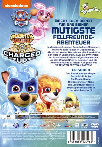 Produktbild: Paw Patrol: Mighty Pups Charged Up!