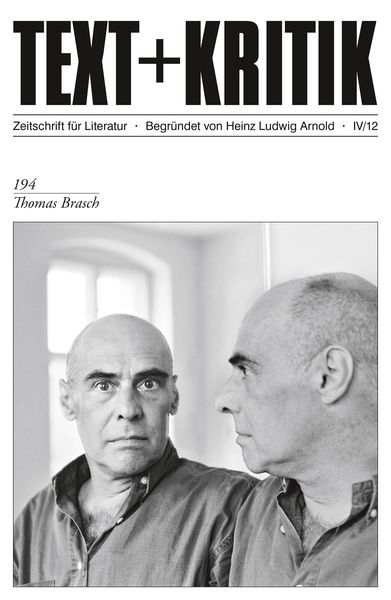 Produktbild: TEXT + KRITIK 194 - Thomas Brasch