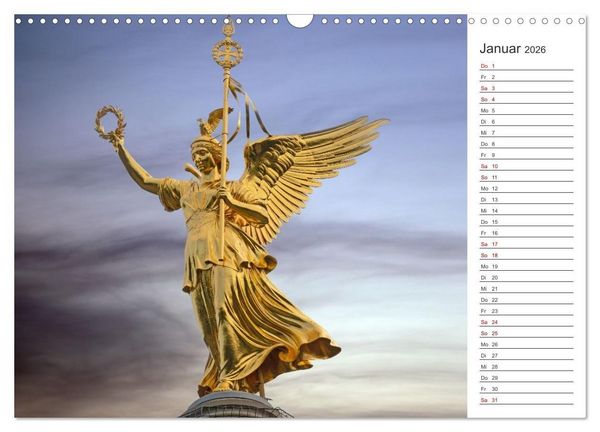 Produktbild: Berlin-Zentrum - Der Planer (Wandkalender 2026 DIN A3 quer), CALVENDO Monatskalender