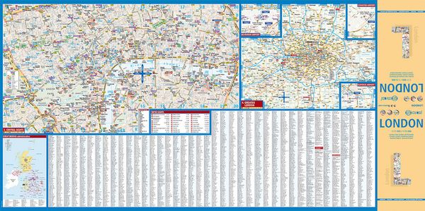Produktbild: London, Borch Map