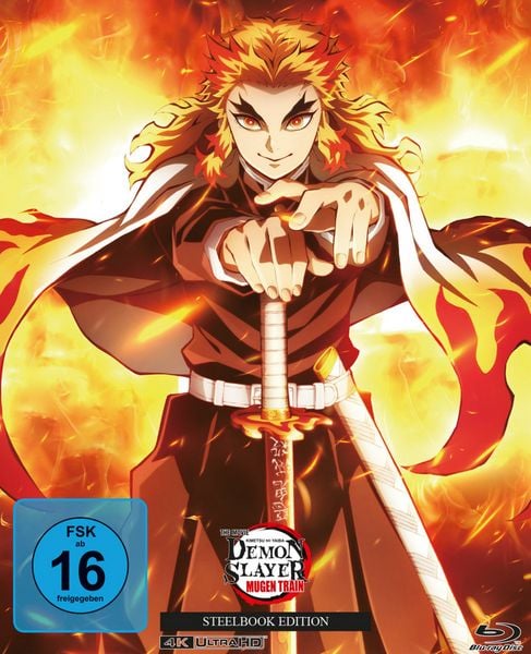 Produktbild: Demon Slayer: Kimetsu no Yaiba - The Movie: Mugen Train - Steelbook Edition (4K Ultra HD)