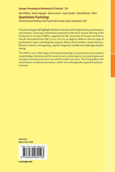 Produktbild: Quantitative Psychology