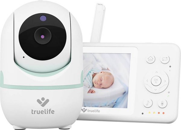 Truelife NannyCam R4 TLVMMNCR4NNWA Babyphone mit Kamera Funk 2.4GHz