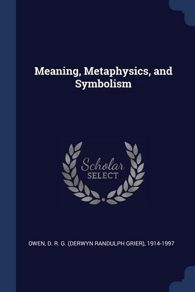 Produktbild: Meaning, Metaphysics, and Symbolism
