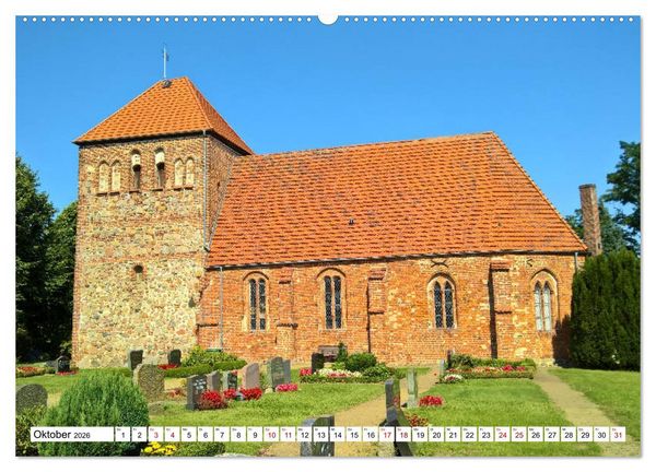Produktbild: Parchim - Idyllische Kleinstadt an der Elde (Wandkalender 2026 DIN A2 quer), CALVENDO Monatskalender