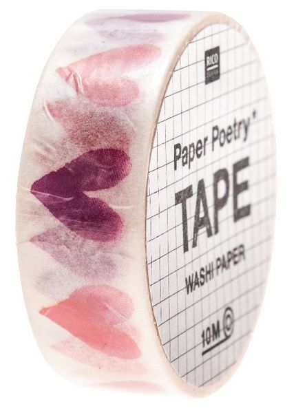 Tape, Liebe, Herzen, Aquarell