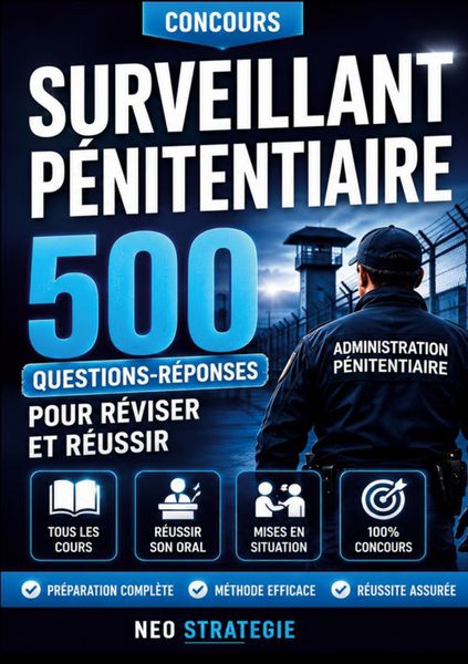 Produktbild: Concours surveillant p&eacute;nitentiaire 500 questions r&eacute;ponses