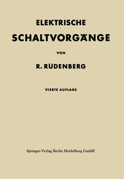 Produktbild: Elektrische Schaltvorg&auml;nge in geschlossenen Stromkreisen von Starkstromanlagen