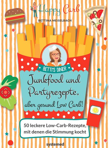Produktbild: Happy Carb: Junkfood und Partyrezepte, aber gesund Low Carb!