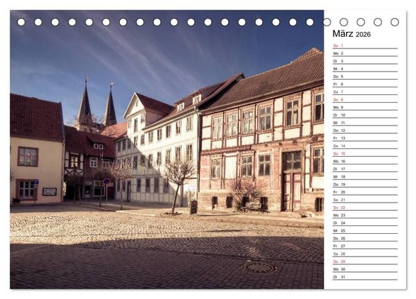 Produktbild: Fachwerkh&auml;user im Harz (Tischkalender 2026 DIN A5 quer), CALVENDO Monatskalender