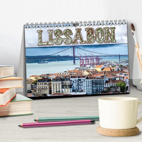 Produktbild: Mein Lissabon (Tischkalender 2026 DIN A5 quer), CALVENDO Monatskalender