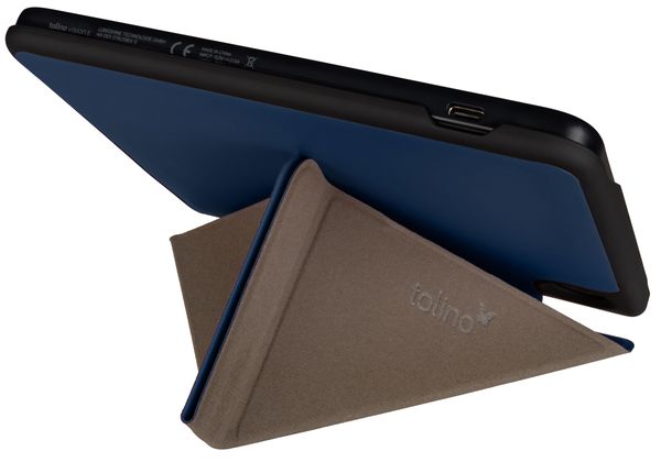 tolino vision 6 - Origami Falttasche - blau
