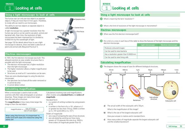 Produktbild: AQA GCSE 9-1 Biology Organise and Retrieve Your Knowledge