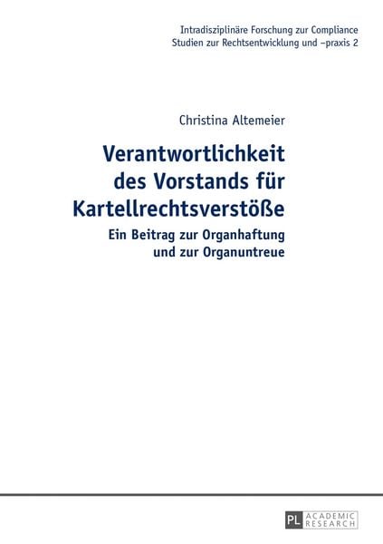 Produktbild: Verantwortlichkeit des Vorstands f&uuml;r Kartellrechtsverst&ouml;&szlig;e