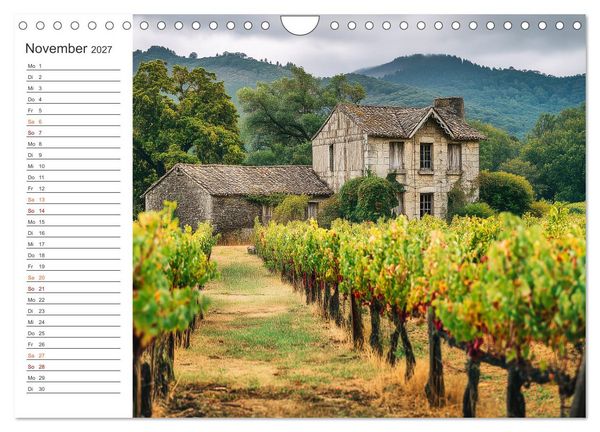 Produktbild: Zwischen Reben und Himmel (Wandkalender 2027 DIN A4 quer), CALVENDO Monatskalender