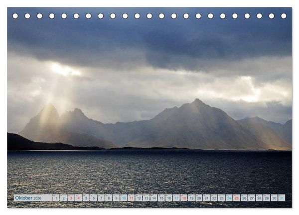 Produktbild: Norwegen - Hurtigruten (Tischkalender 2026 DIN A5 quer), CALVENDO Monatskalender