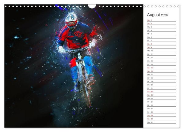 Produktbild: Downhill Explosion (Wandkalender 2026 DIN A3 quer), CALVENDO Monatskalender