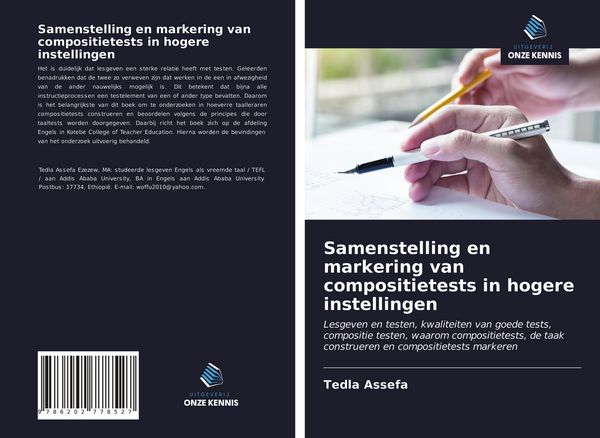 Produktbild: Samenstelling en markering van compositietests in hogere instellingen