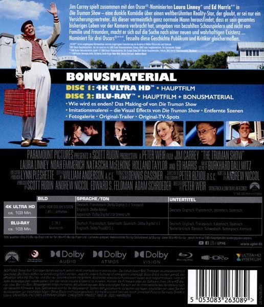 Produktbild: Die Truman Show (+ Blu-ray)