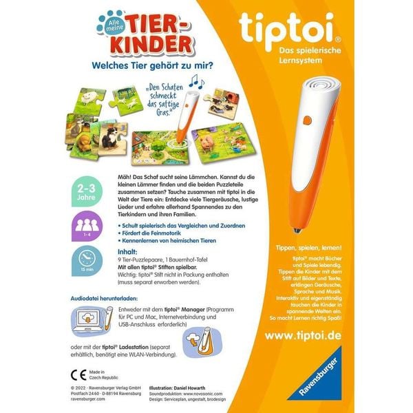 Produktbild: Tiptoi® Alle meine Tierkinder