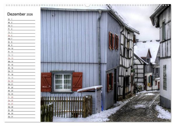 Produktbild: Die sch&ouml;nsten Orte der Eifel (Wandkalender 2026 DIN A2 quer), CALVENDO Monatskalender