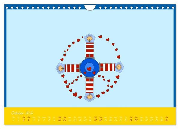 Produktbild: Lighthouse lights my way (Wall Calendar 2026 DIN A4 landscape), CALVENDO 12 Month Wall Calendar