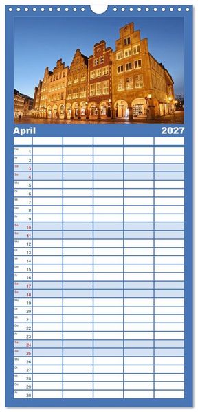 Produktbild: Familienplaner 2027 - Magisches M&uuml;nster mit 5 Spalten (Wandkalender, 21 x 45 cm) CALVENDO