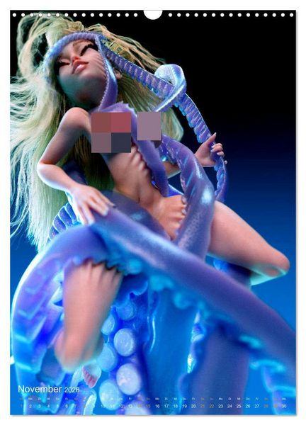 Produktbild: Pin Up Kalender Carsten Mell (Wandkalender 2026 DIN A3 hoch), CALVENDO Monatskalender